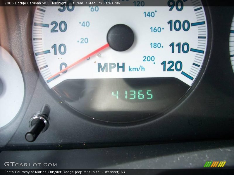 Midnight Blue Pearl / Medium Slate Gray 2006 Dodge Caravan SXT