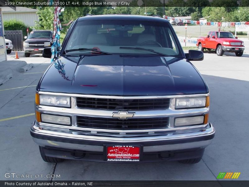 Indigo Blue Metallic / Gray 1999 Chevrolet Suburban K1500 LT 4x4