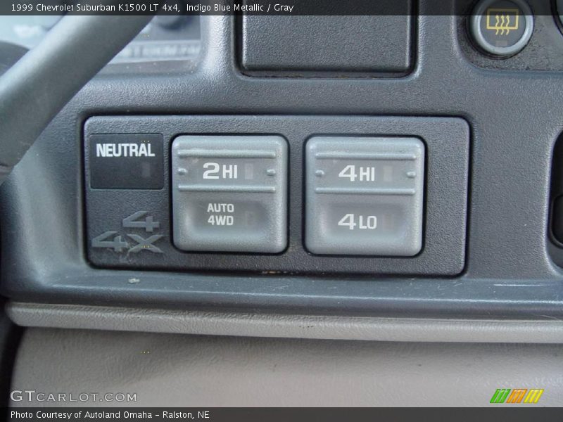 Indigo Blue Metallic / Gray 1999 Chevrolet Suburban K1500 LT 4x4