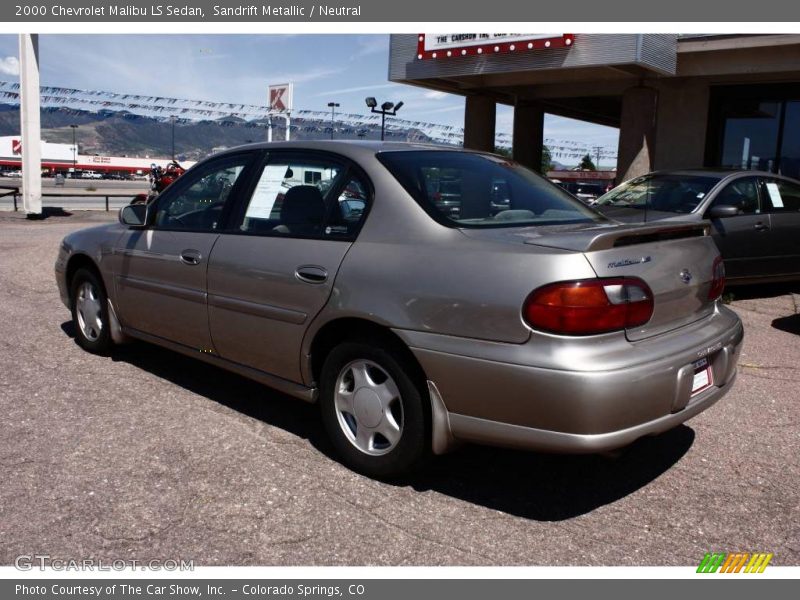 Sandrift Metallic / Neutral 2000 Chevrolet Malibu LS Sedan