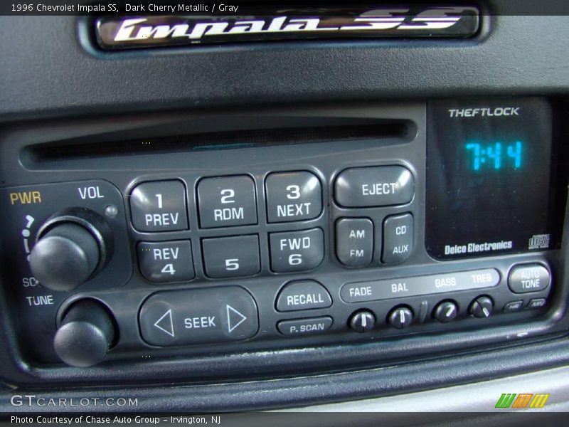 Dark Cherry Metallic / Gray 1996 Chevrolet Impala SS