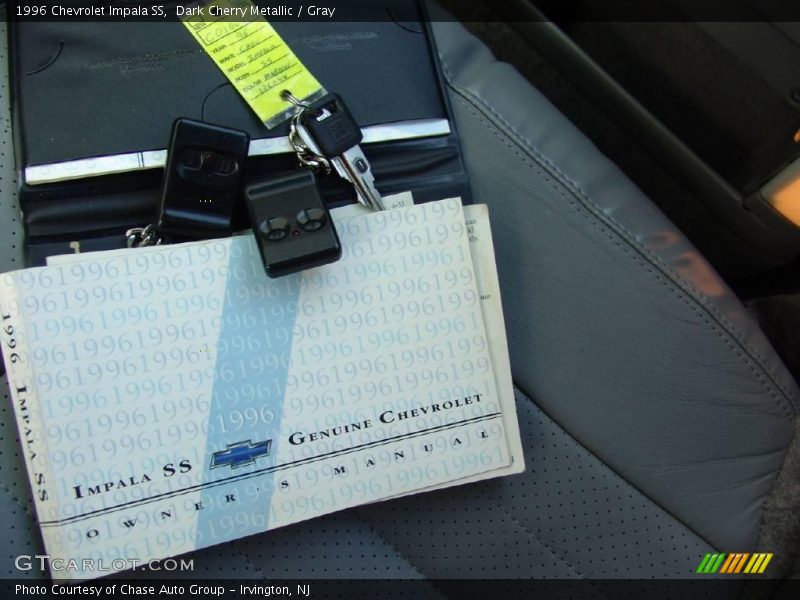 Dark Cherry Metallic / Gray 1996 Chevrolet Impala SS