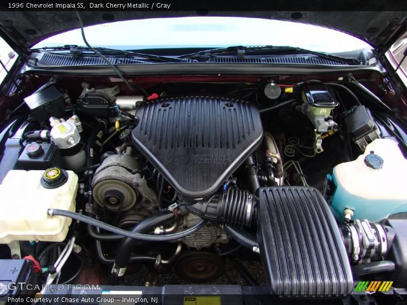 Dark Cherry Metallic / Gray 1996 Chevrolet Impala SS