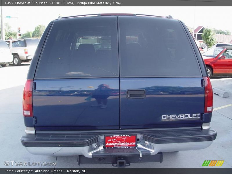 Indigo Blue Metallic / Gray 1999 Chevrolet Suburban K1500 LT 4x4