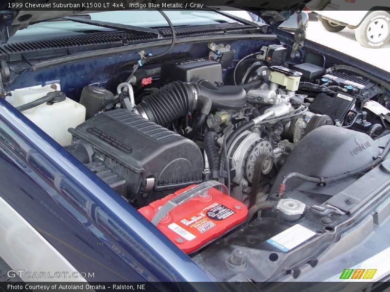 Indigo Blue Metallic / Gray 1999 Chevrolet Suburban K1500 LT 4x4