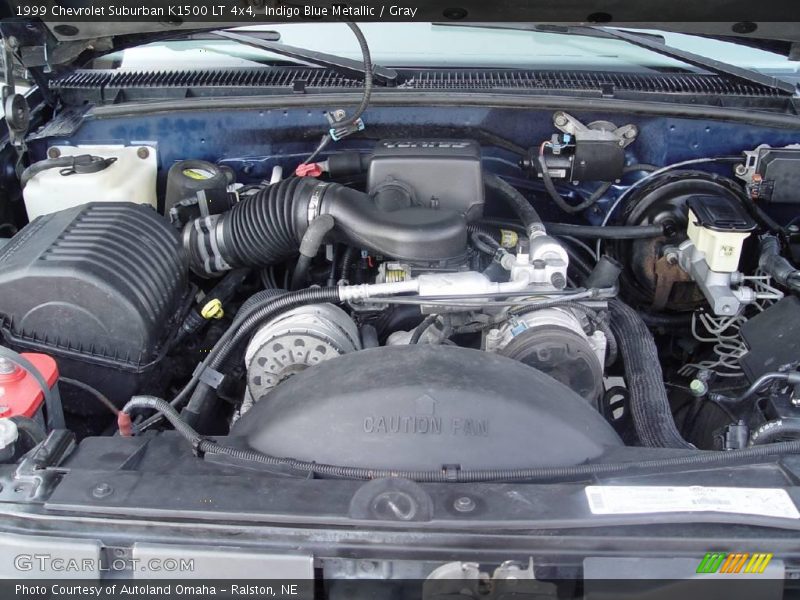 Indigo Blue Metallic / Gray 1999 Chevrolet Suburban K1500 LT 4x4