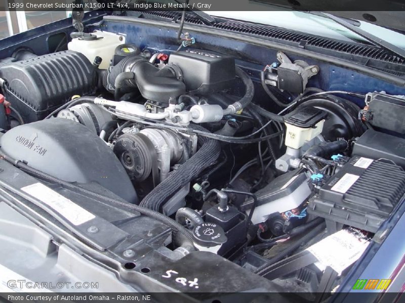Indigo Blue Metallic / Gray 1999 Chevrolet Suburban K1500 LT 4x4