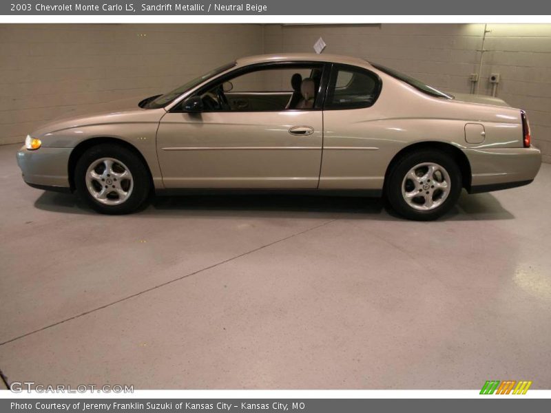 Sandrift Metallic / Neutral Beige 2003 Chevrolet Monte Carlo LS