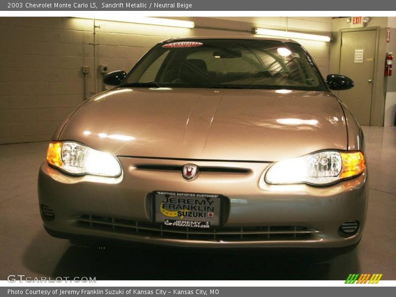 Sandrift Metallic / Neutral Beige 2003 Chevrolet Monte Carlo LS