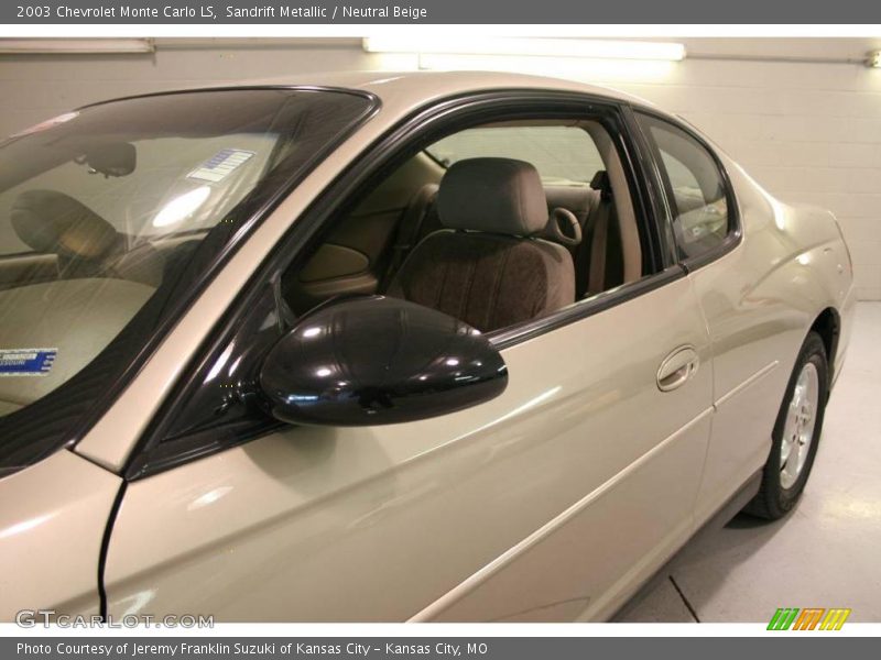 Sandrift Metallic / Neutral Beige 2003 Chevrolet Monte Carlo LS