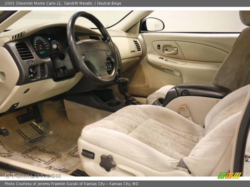 Sandrift Metallic / Neutral Beige 2003 Chevrolet Monte Carlo LS