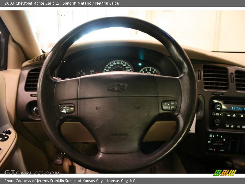 Sandrift Metallic / Neutral Beige 2003 Chevrolet Monte Carlo LS