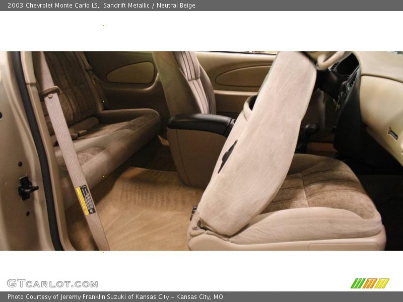 Sandrift Metallic / Neutral Beige 2003 Chevrolet Monte Carlo LS