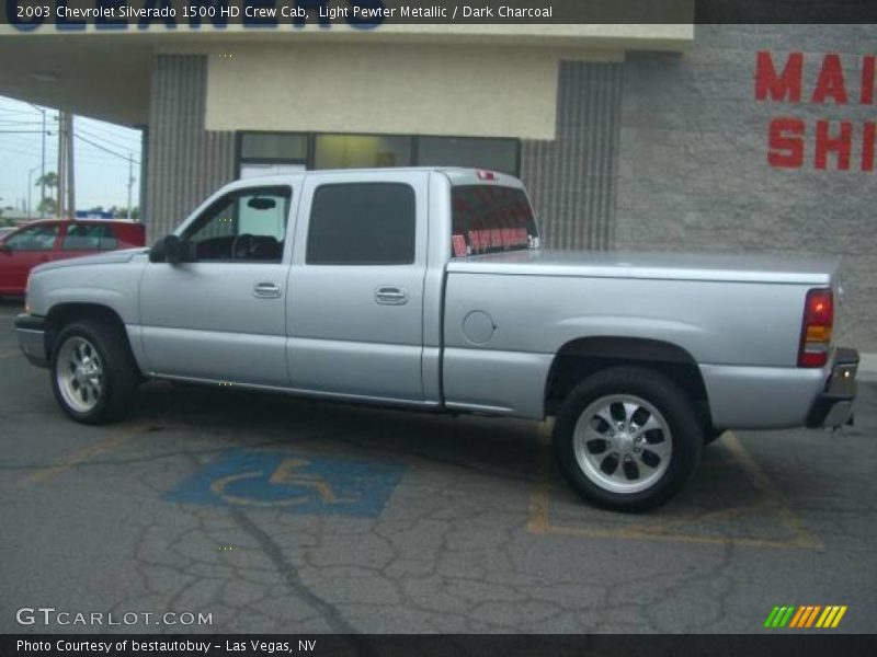 Light Pewter Metallic / Dark Charcoal 2003 Chevrolet Silverado 1500 HD Crew Cab