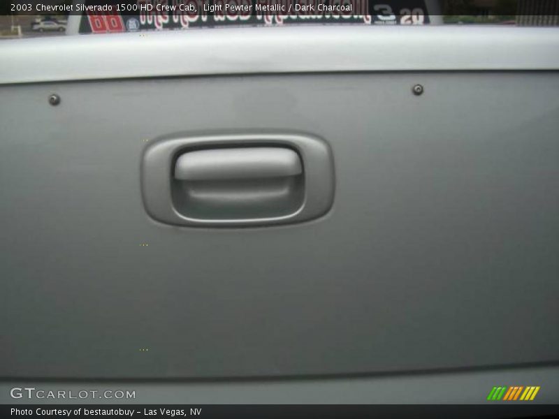 Light Pewter Metallic / Dark Charcoal 2003 Chevrolet Silverado 1500 HD Crew Cab