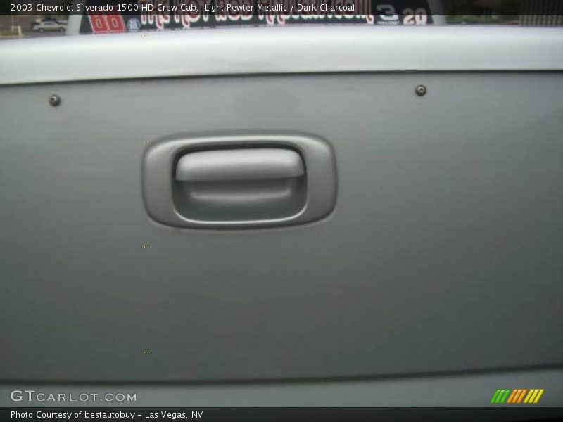 Light Pewter Metallic / Dark Charcoal 2003 Chevrolet Silverado 1500 HD Crew Cab
