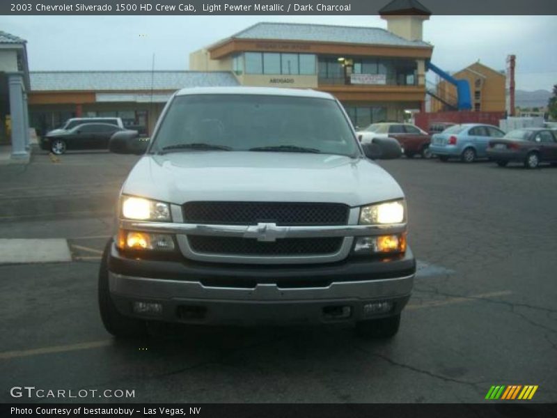 Light Pewter Metallic / Dark Charcoal 2003 Chevrolet Silverado 1500 HD Crew Cab