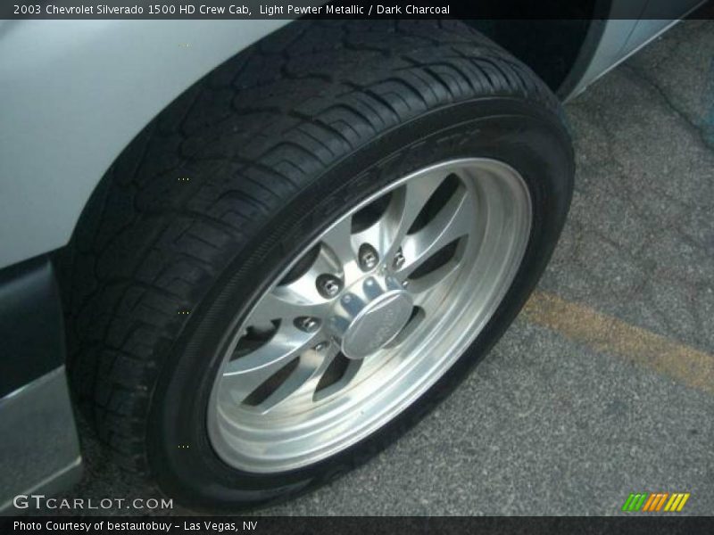 Light Pewter Metallic / Dark Charcoal 2003 Chevrolet Silverado 1500 HD Crew Cab