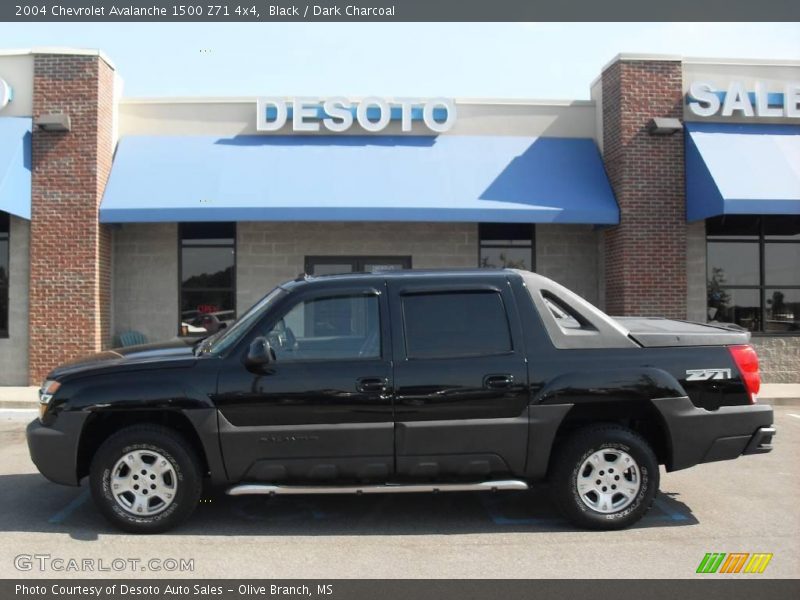 Black / Dark Charcoal 2004 Chevrolet Avalanche 1500 Z71 4x4