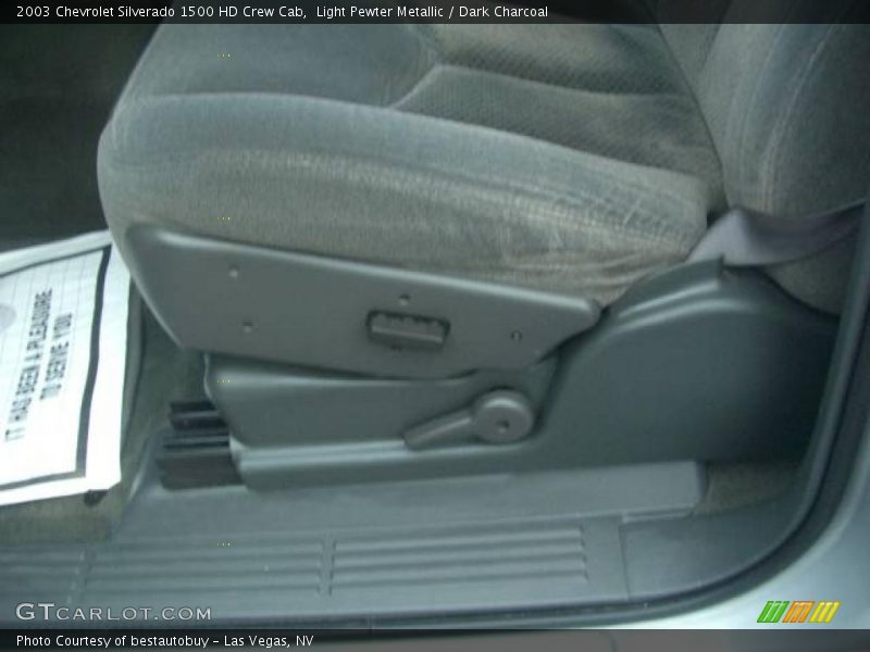 Light Pewter Metallic / Dark Charcoal 2003 Chevrolet Silverado 1500 HD Crew Cab