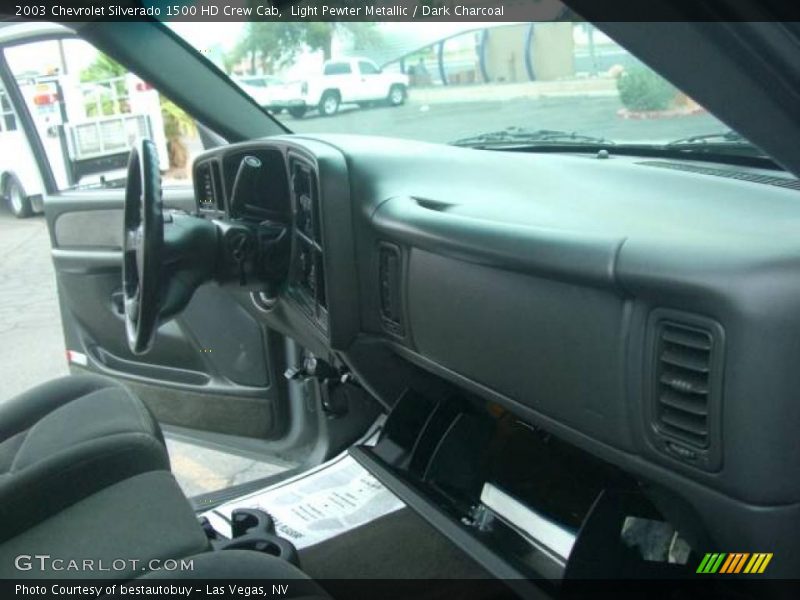 Light Pewter Metallic / Dark Charcoal 2003 Chevrolet Silverado 1500 HD Crew Cab