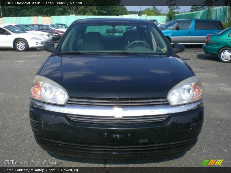 Black / Neutral 2004 Chevrolet Malibu Sedan