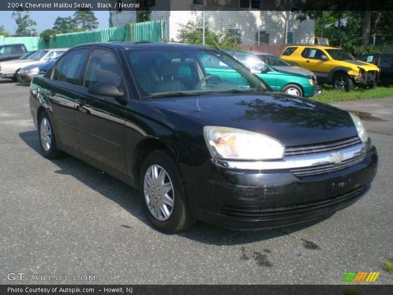 Black / Neutral 2004 Chevrolet Malibu Sedan