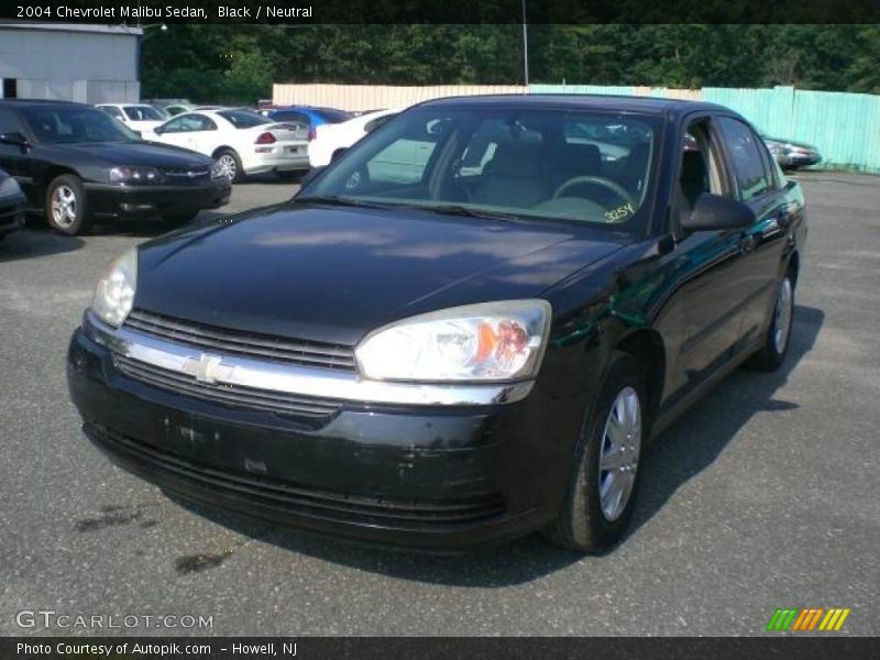 Black / Neutral 2004 Chevrolet Malibu Sedan