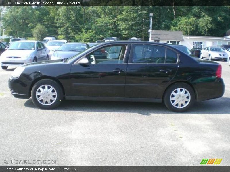 Black / Neutral 2004 Chevrolet Malibu Sedan