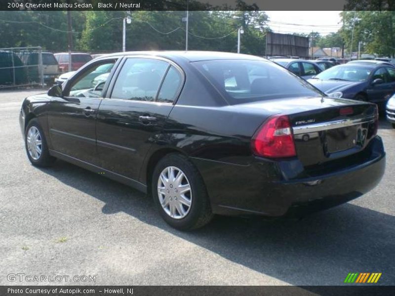 Black / Neutral 2004 Chevrolet Malibu Sedan