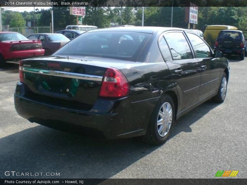 Black / Neutral 2004 Chevrolet Malibu Sedan