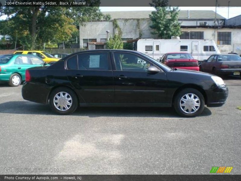 Black / Neutral 2004 Chevrolet Malibu Sedan
