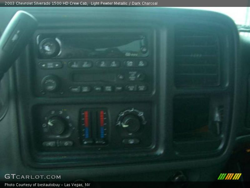Light Pewter Metallic / Dark Charcoal 2003 Chevrolet Silverado 1500 HD Crew Cab