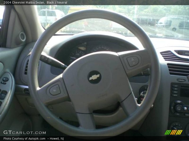 Black / Neutral 2004 Chevrolet Malibu Sedan