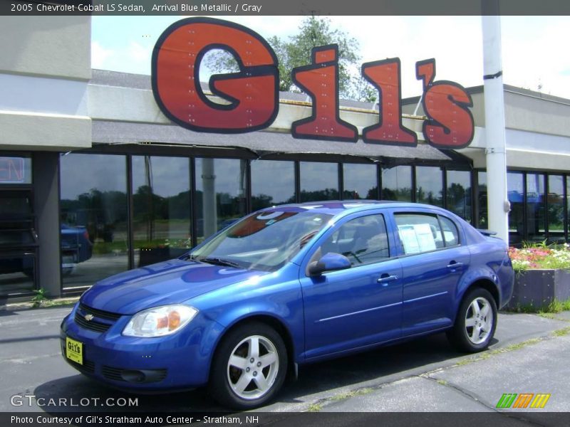 Arrival Blue Metallic / Gray 2005 Chevrolet Cobalt LS Sedan