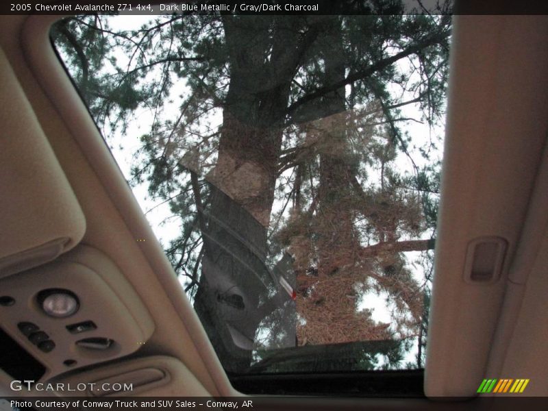 Dark Blue Metallic / Gray/Dark Charcoal 2005 Chevrolet Avalanche Z71 4x4