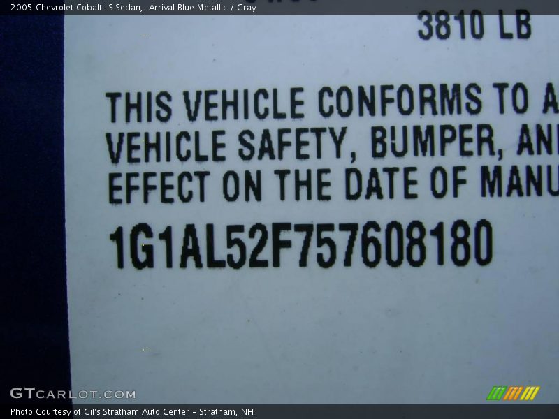 Arrival Blue Metallic / Gray 2005 Chevrolet Cobalt LS Sedan