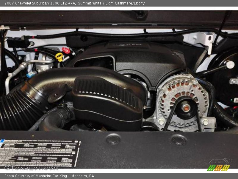 Summit White / Light Cashmere/Ebony 2007 Chevrolet Suburban 1500 LTZ 4x4