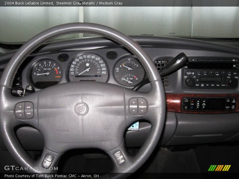 Steelmist Gray Metallic / Medium Gray 2004 Buick LeSabre Limited