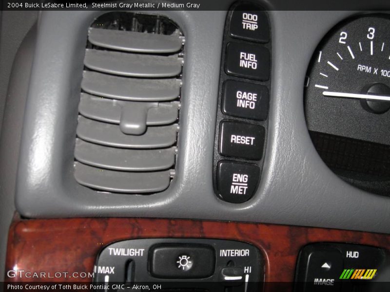 Steelmist Gray Metallic / Medium Gray 2004 Buick LeSabre Limited
