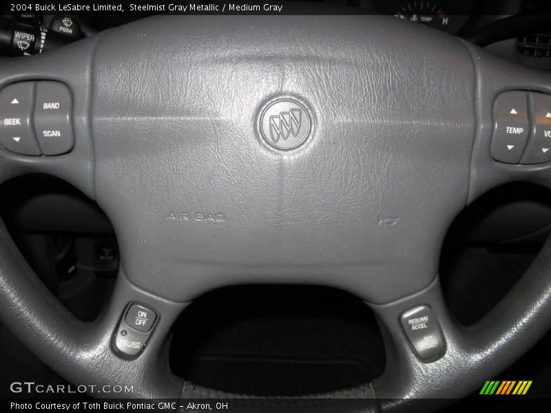Steelmist Gray Metallic / Medium Gray 2004 Buick LeSabre Limited