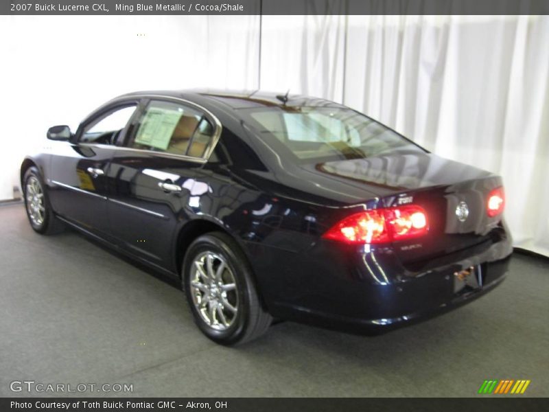 Ming Blue Metallic / Cocoa/Shale 2007 Buick Lucerne CXL
