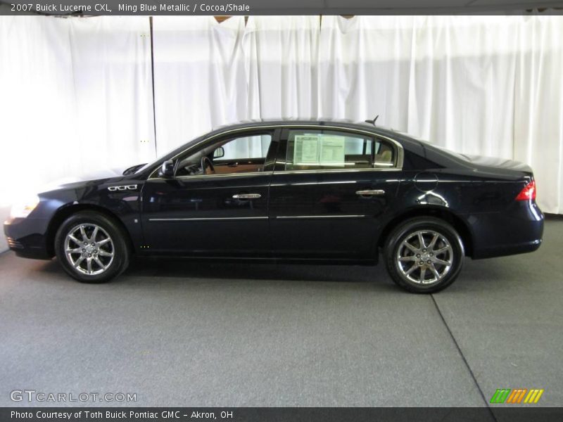 Ming Blue Metallic / Cocoa/Shale 2007 Buick Lucerne CXL