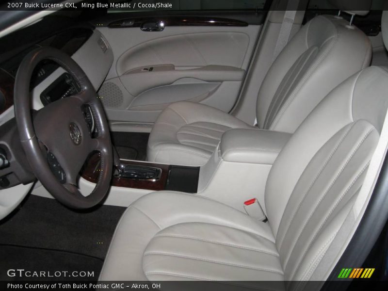 Ming Blue Metallic / Cocoa/Shale 2007 Buick Lucerne CXL