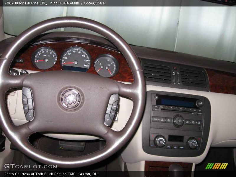 Ming Blue Metallic / Cocoa/Shale 2007 Buick Lucerne CXL