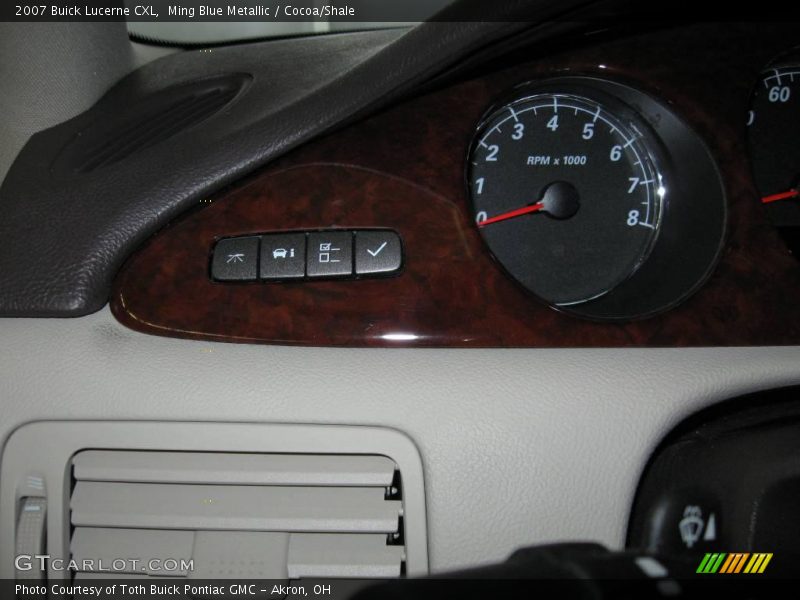 Ming Blue Metallic / Cocoa/Shale 2007 Buick Lucerne CXL