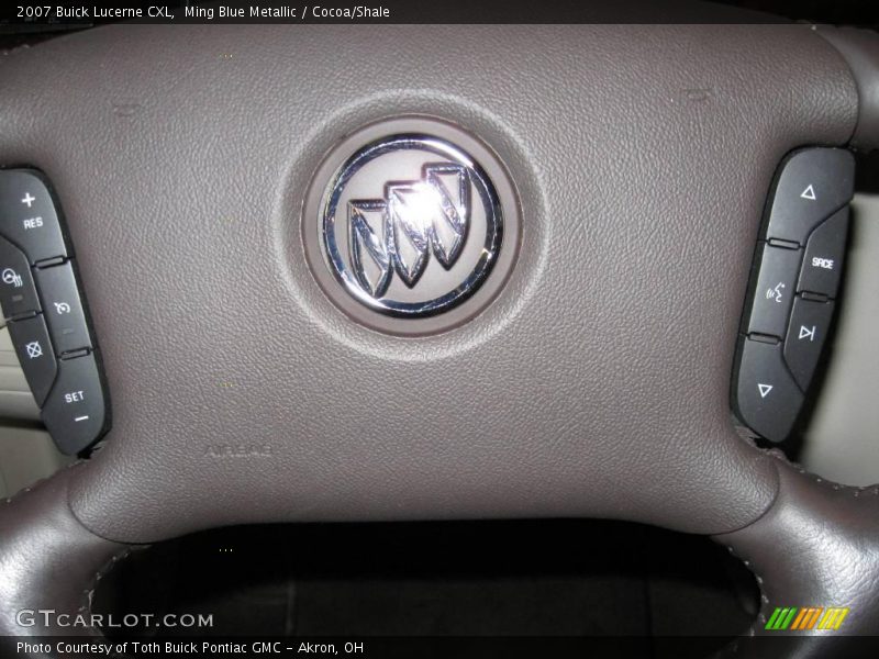 Ming Blue Metallic / Cocoa/Shale 2007 Buick Lucerne CXL