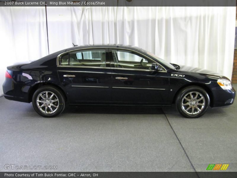 Ming Blue Metallic / Cocoa/Shale 2007 Buick Lucerne CXL