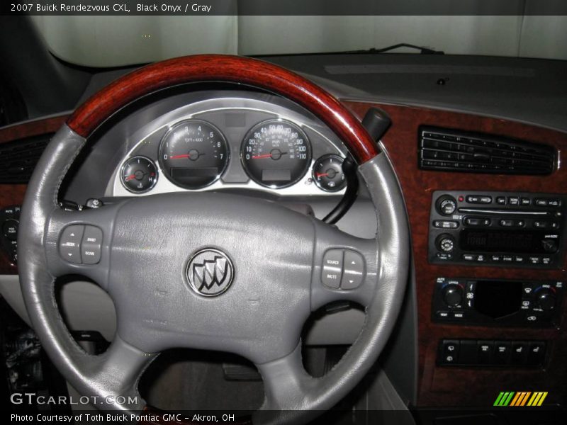 Black Onyx / Gray 2007 Buick Rendezvous CXL