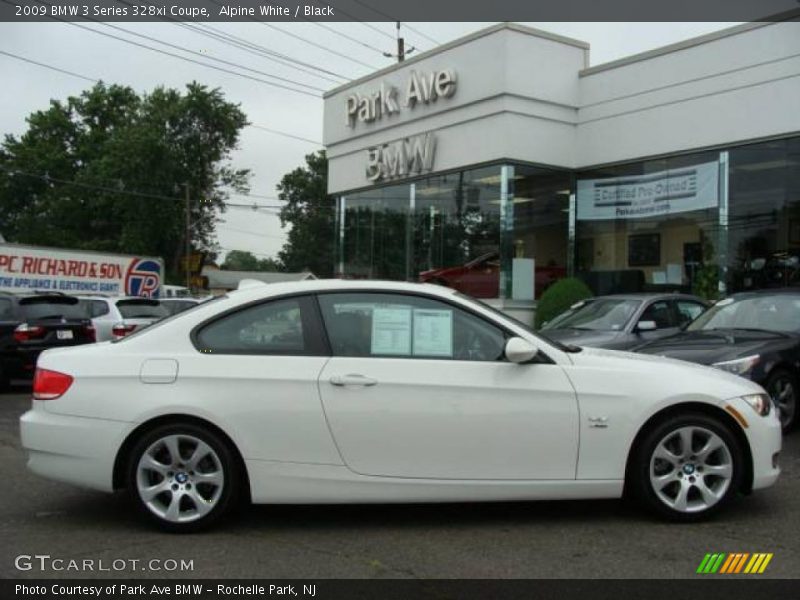 Alpine White / Black 2009 BMW 3 Series 328xi Coupe